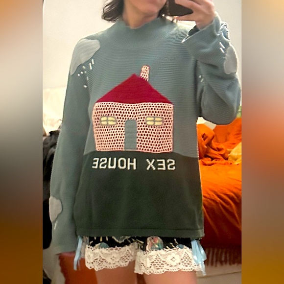 Fashion Brand Company Sweaters - MEDIUM Fashion Brand Company Rainy Day Sex House Sweater